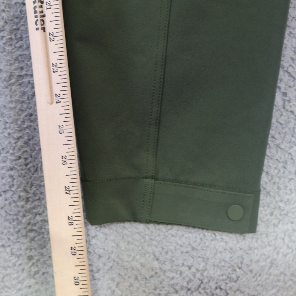 Athleta Headlands Hybrid Cargo II Tights 14 Olive Green Hiking Pants 467187-05 - Picture 7 of 9
